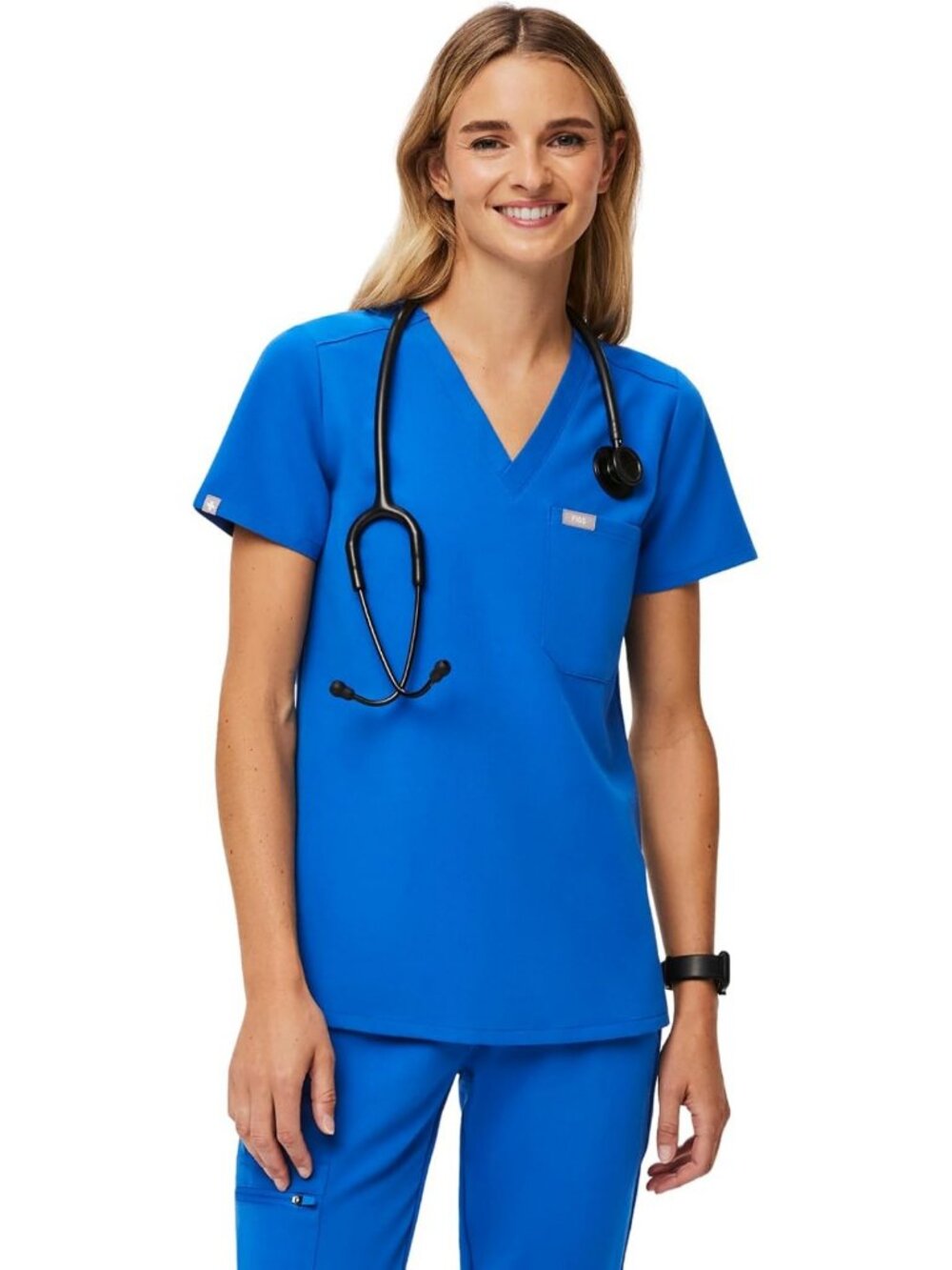 Stylish Women's Scrub Top - Comfortable, Breathable, Medical Uniform, Healthcare